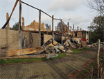 Prio 1 Uitslaande Brand verwoest sporthal De Westermar in Burgum